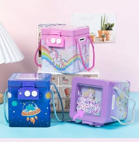Cute Tinplate Square Piggy Bank, New Unicorn Tinplate Hand Rope Square Password Lock Piggy Bank, Piggy Bank Children Banks Cash Box Lock, Metal Piggy Bank with Password Number Lock, Metal Money Bank for Kids Cute Tinplate Square Piggy Bank, New Unicorn Tinplate Hand Rope Square Password Lock Piggy Bank, Piggy Bank Children Banks Cash Box Lock, Metal Piggy Bank with Password Number Lock, Metal Money Bank for Kids